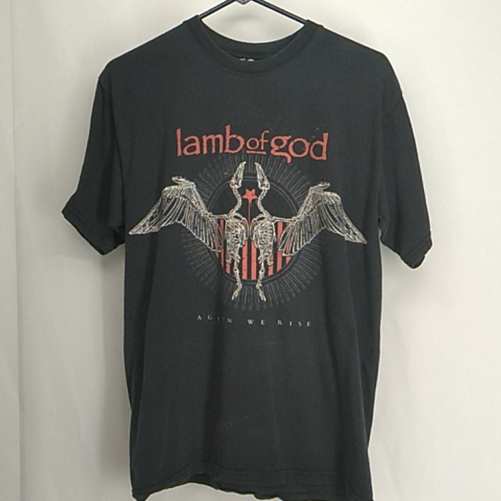 LAMB OF GOD BAND TEE BLACK MEN'S SIZE M